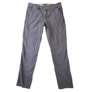 Pilcro and the Letterpress Hyphen Dark Gray Embroidered Chinos‎ Pants Size 27